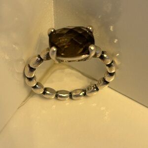 Pandora Autumn Breeze Quartz Ring